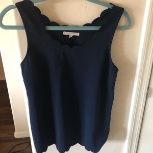 41 Hawthorn Scallop Necked Tank